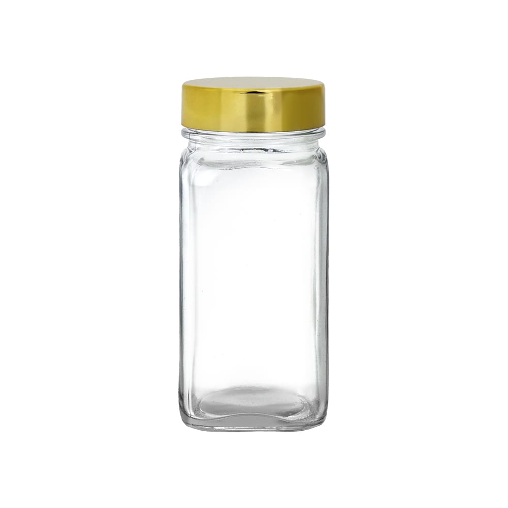 SP-06GD Glass Spice Bottle - Gold Cap - Holar  Taiwan Kitchenware &  Houseware Expert Supplier